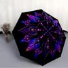 1pc Mandala Automatic Umbrella | Portable Foldable 8-Rib Manual Open, Cute Birthday & Holiday Gift for Outdoor yy260107115