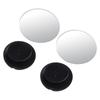 2Pcs Car Mirror Convex Mirror Blind Spot Auto Rearview Mirror Wide Angle Mirrors Small Round Mirror Car Accessories