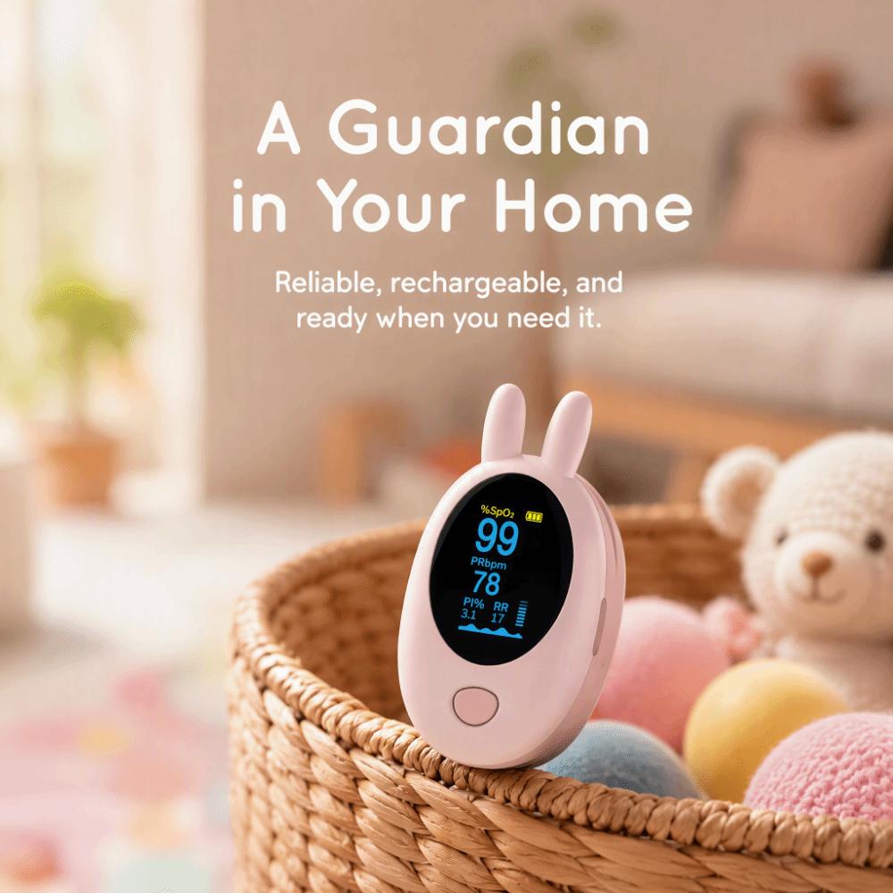 Rechargeable Pulse Oximeter Clip-Type Design Finger-Clip Oximeter Health Tracking