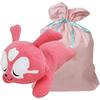 Yoshitoku Ohirune Jabbit Plush Toy Pink Giants Official Licensed Product with Gift Bag and Ribbon
