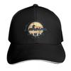 Chess Master Embroidered Black Baseball Cap with Red and White Design Classic Adjustable Hat for Unisex and Women