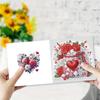 6Pcs Valentines Day Angel DIY Diamond Painting Card Diamond Drawing Card Diamond Painting Greeting Card for Family Friends Gift