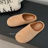 Casual Simple Explosion Internet Celebrity Non-slip Flat-bottomed Slippers Women's Summer Wear 2025 New Super Hot Bag Head Half Slippers