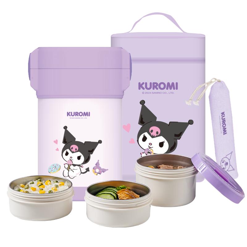 

TAFUCO Sanrio Kuromi 316SS Thermal Lunch Box