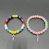 2Pcs/Set Fashion Couple Beads Bracelet Y2k Aesthetics Gifts for Anniversary