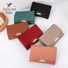 Tailian Multi-Card Slot PU Leather Pearl Wallet - Elegant Ladies' Purse