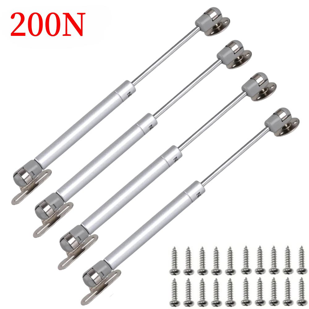 12Inch Copper Force Cabinet Door Lift Support Gas Strut Hydraulic Spring Hinge Kitchen Cupboard Hinge Furniture Hardware 2/4Pcs