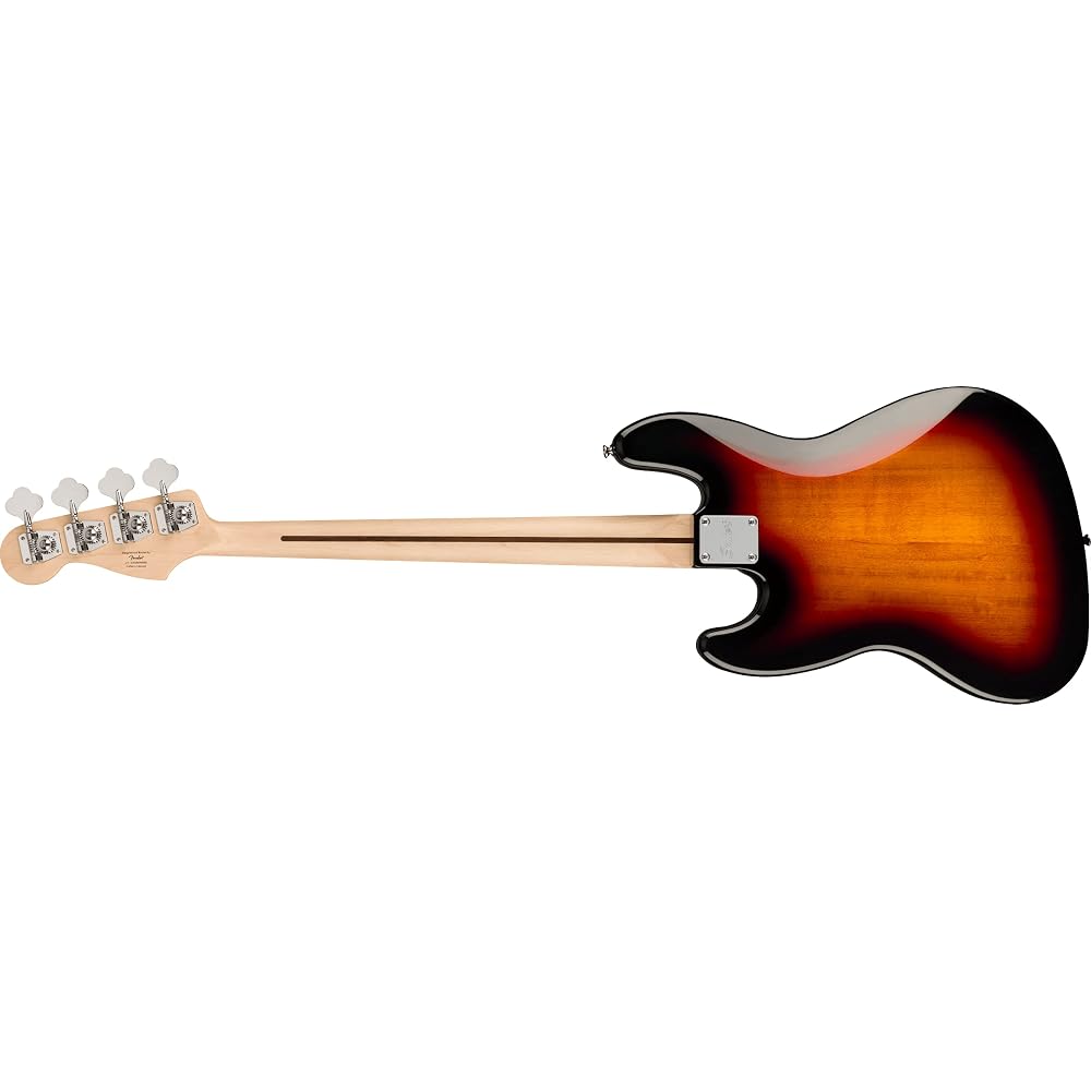 Squier by Fender Electric Bass Affinity Series™ Jazz Bass®, Maple Fingerboard, White Pickguard, 3...
