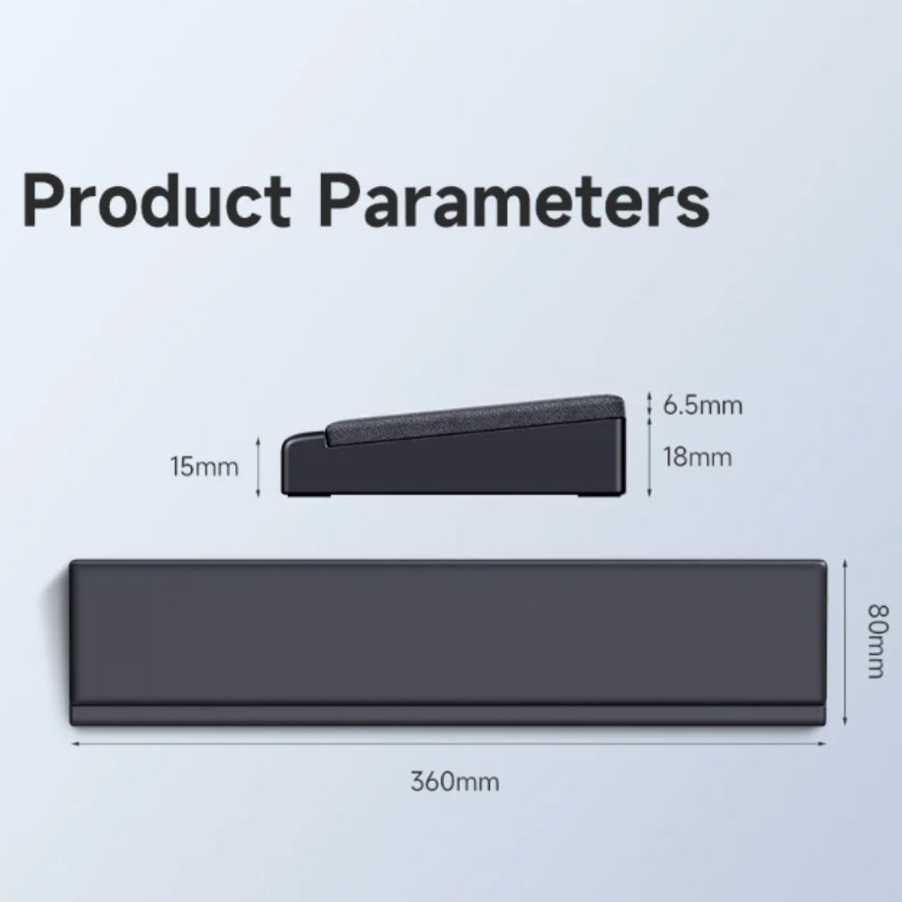 Soft Foam Keyboard Wrist Rest with Storage Box Typing Support Pad Keyboard Holder Computer