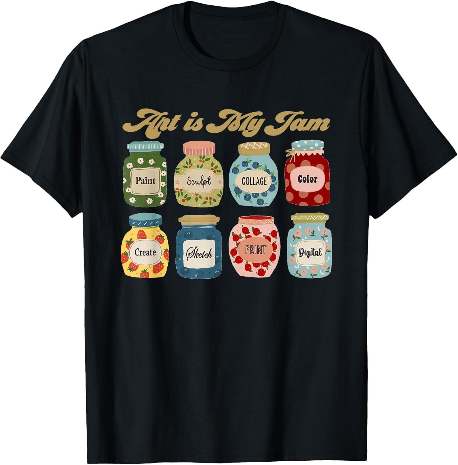 BEST! Art is My Jam Art Teacher Specials Team Steam Teacher Tee S-3XL L