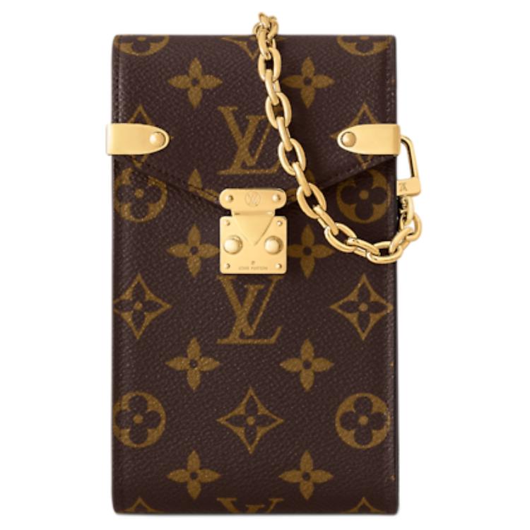 Louis Vuitton Phone Pouch MéTis Brown Monogram Canvas Women Bags M13572