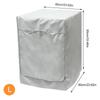 Drum Washing Machine Cover Waterproof Full Shading Sunscreen Roller Dust Proof Cover for Front Load Wash Dryer Protector