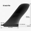 9 Zoll Mittelfinne aus Hartplastik für Surfbrett Longboard Race Board