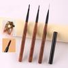 Nail Art Liner Brush French Plaid Nail Art Brushes Set Line Grid Pattern Drawing Pen For Diy Uv Gel Extension Painting Supplies
