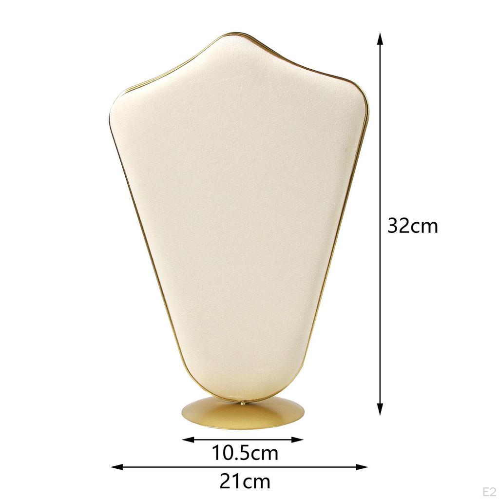 Jewelry Display Stand Half Bust for Selling Multifunctional Earring Metal Frame Ornament Home