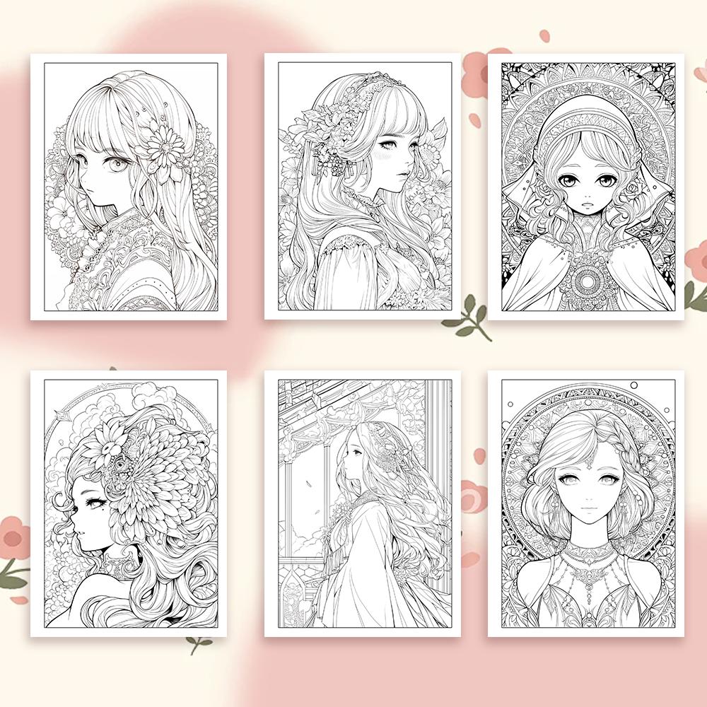 1 buc, Carte de colorat pentru adulți, Carte de colorat pentru adolescenți, 30 de modele diferite, Hârtie groasă de 100gsm, Ameliorează stresul, Cadou de ziua de naștere