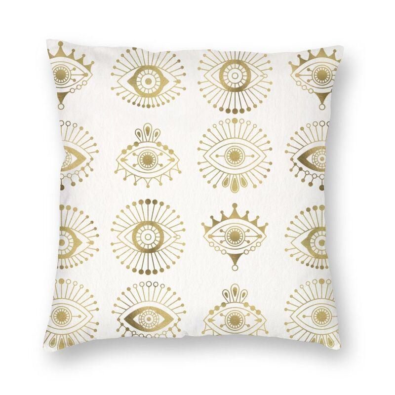 

Турецкая подушка от сглаза с принтом средиземноморского амулета, подушка для дивана, наволочка, домашний декор, декоративная подушка 40x40cm