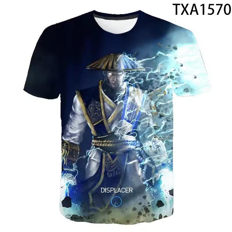 Mortal Kombat 3D T Shirt Men T-Shirt Fighting Game Streetwear Short Sleeve Men Summer Casual Cool Tee Tops