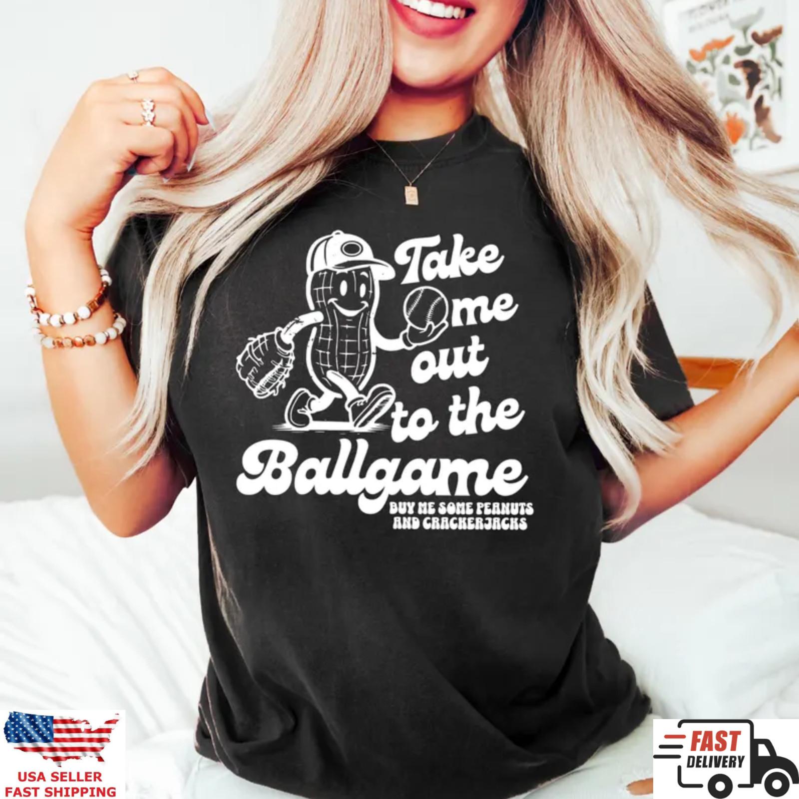 Take Me Out to the Ballgame Shirt Vintage Baseball Graphic Tee XXXL