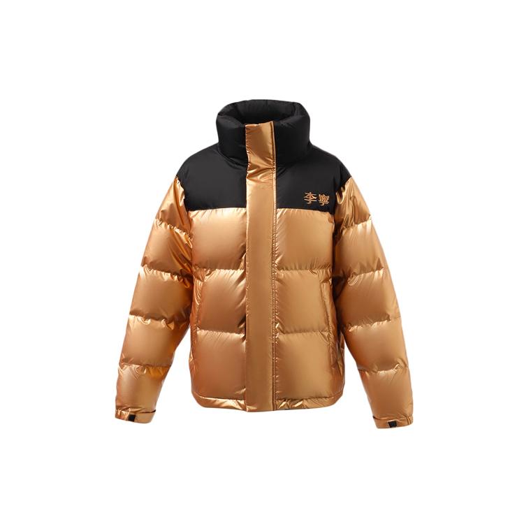 Li Ning Sports Life Collection Down Jacket Winter Unisex Gold AYMR304-6 L