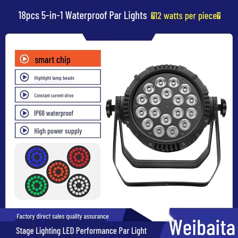 Weibaida LED Remote Control Stage Par Light