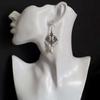 Elegant Ethnic Style Alloy Drop Earrings With Water Flow Design For Women Party Gift