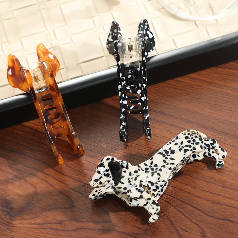 Stylish Acetate Dachshund Hair Clip Elegant Hairpin Fashion Accessory Costume Hairpiece For Women Girls
