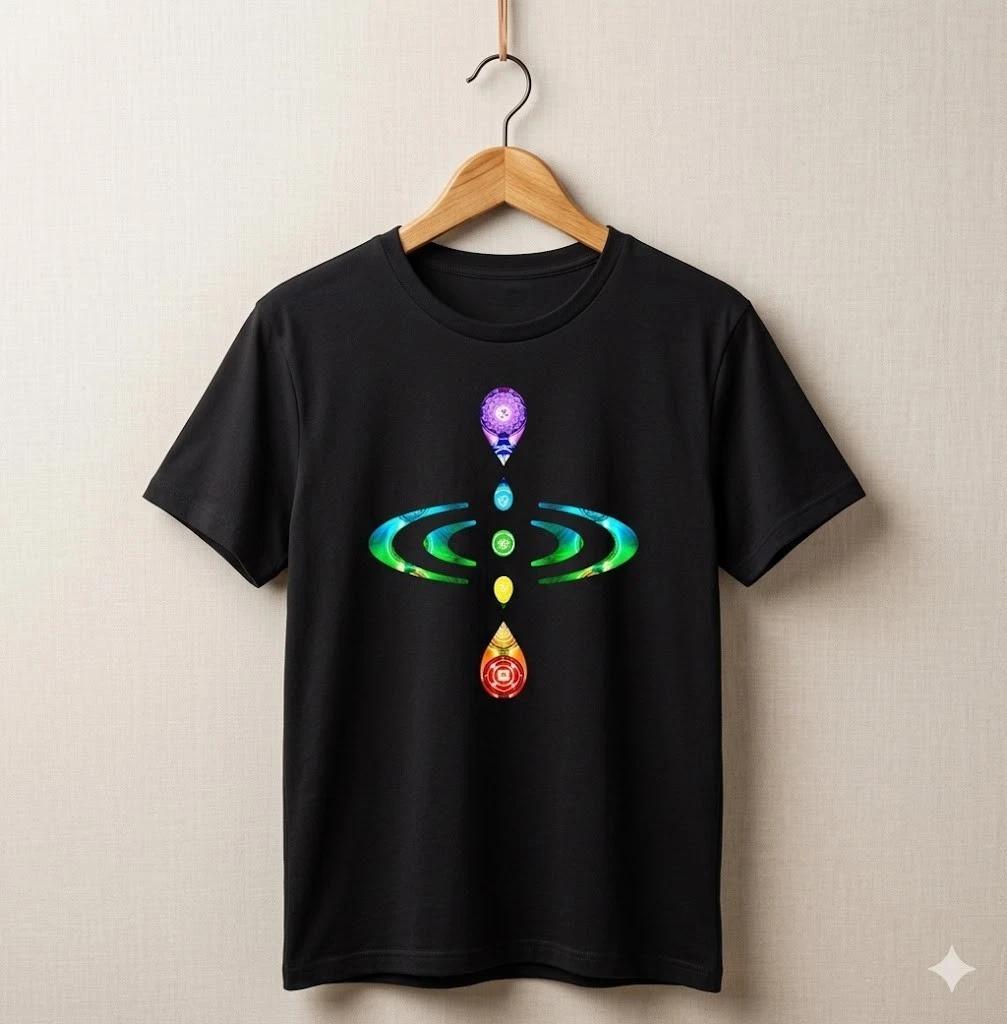 

Men s Casual Graphic Mindfulness Chakra Present Moment Spiritual Yo... XXL
