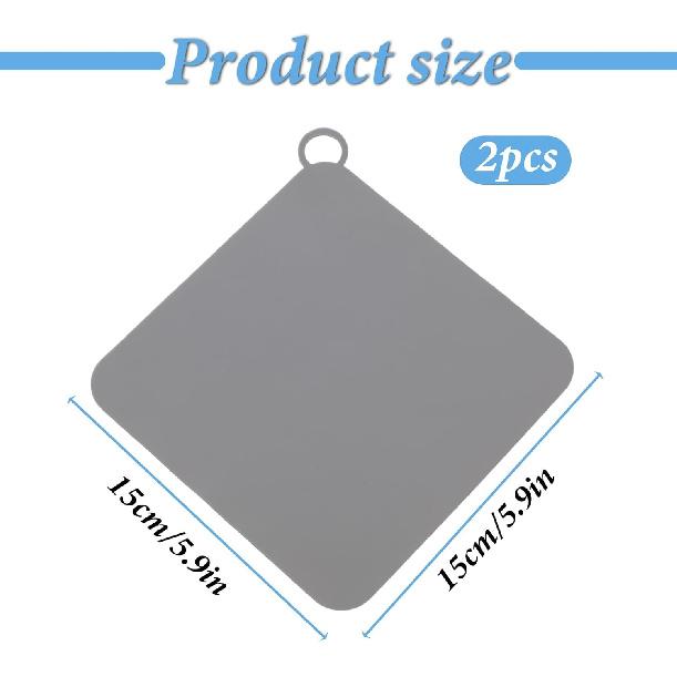 2 Pcs Silicone Tub Stopper Floor Drain Cover Silicone Tub Stopper Floor Drain Cover Sewer Anti-Odor Mat Deodorizing Plugs Seal Sewer Deodorization