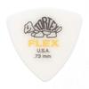 Jim Dunlop Tortex Flex Triangle Picks, 0.73mm, 24-Pack, with Musent Custom Player's Picks (Product Code: 456B073-YEL-24P)
