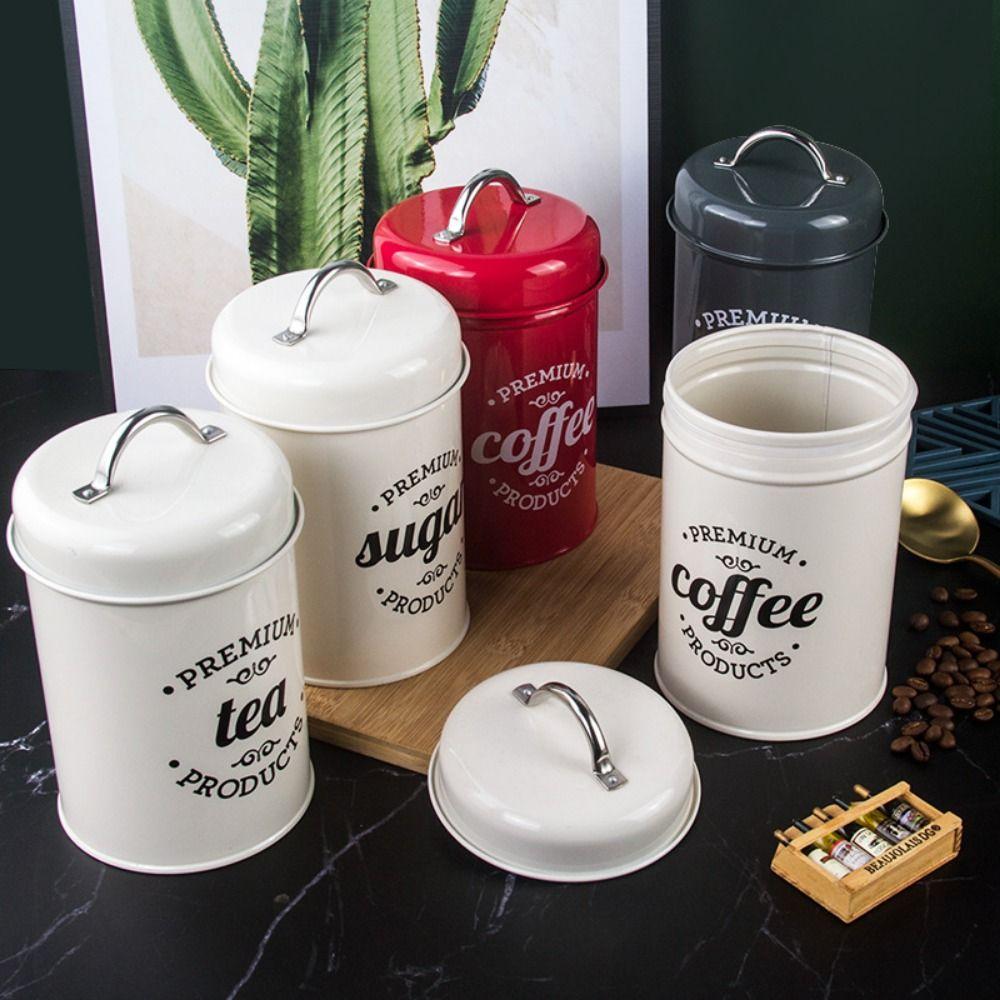 with Lid Cookie Jar Rustic Spice Organizer Jars Gift Tea Storage Jar  Kitchen Accessories