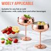 Stainless Steel Glass Rose Gold Metal Martell Wine Glass Bar Party Cocktail Champagne Glass Red Wine Glass Drinkware Barware Cup 7