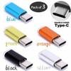 Premium 3x Metalowy Adapter Micro USB do USB-C Typ-C do Synchronizacji i Ładowania dla Bezproblemowej Łączności