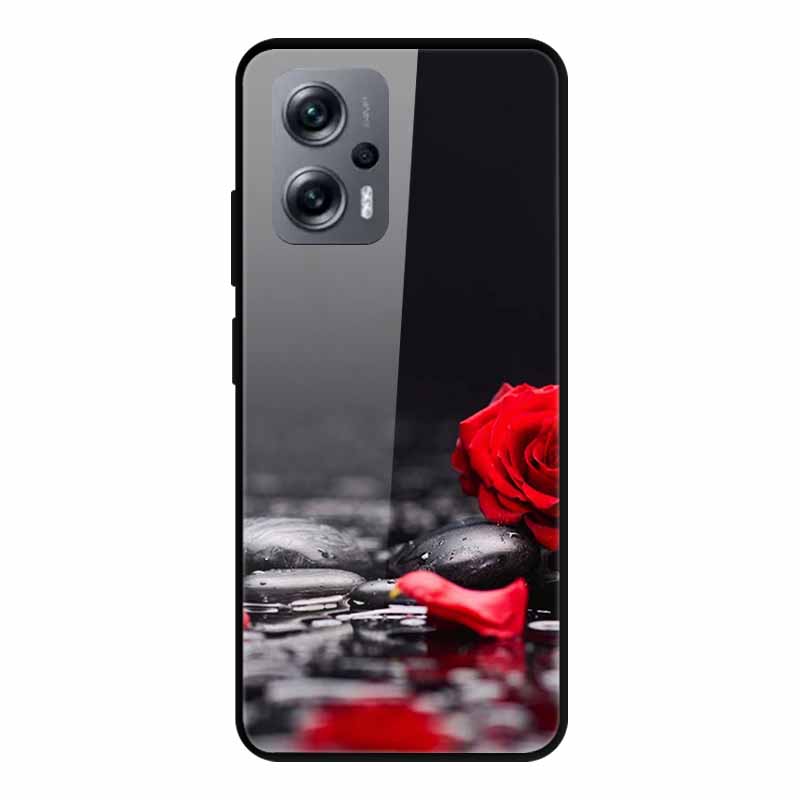 For Poco X4 GT Case Shockproof Tempered Glass Hard Back Cover For Xiaomi Poco X4 GT 5G Soft Bumper Coque PocoX4 GT X4GT Case