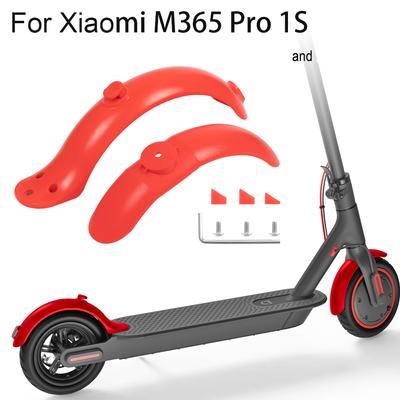 Front Fenders Rear Mudguard Tire Splash Fender Guard With Screw Rubber Cap Electric Scooter for Xiaomi M365 Pro 1S Parts