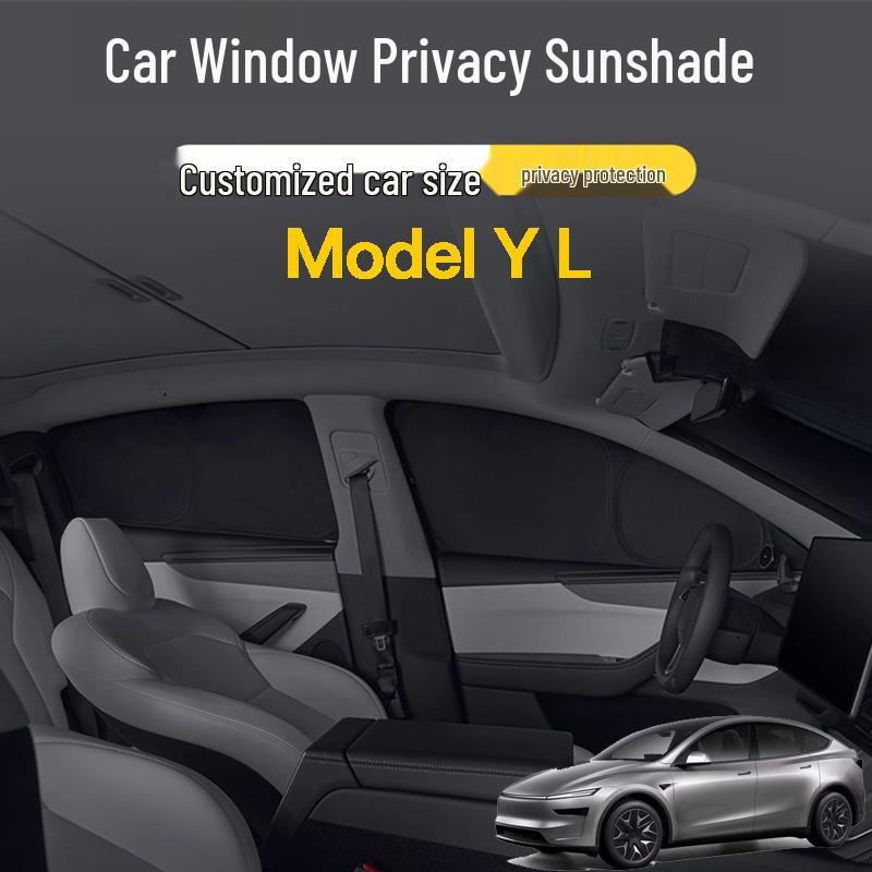 Tesla Model Y Camping Sunshade: New Opaque Privacy Window Curtain