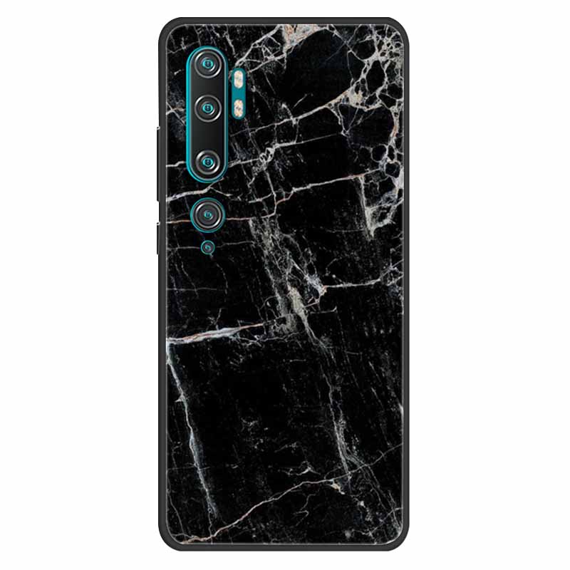 For Xiaomi Mi Note 10 Case Silicone Soft Owl Lion TPU Fashion Back Cover For Xiaomi Mi Note10 Cases Protective Printed Covers
