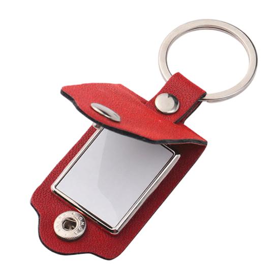 Keychain Pendant, Flip-Up Photo Frame Student Schoolbag Charm, Metal Buckle Scratch-Resistant Bag Car Key Accessory