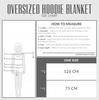 CityComfort Hooded Blanket for Kids Pink Fleece Fluffy Sweatshirt