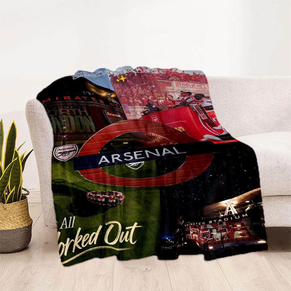 Arsenal Blanket Durable Comfort Perfect for Bed Picnics Couch Four Seasons Universal Playful Design Gifts For Family Or Friends