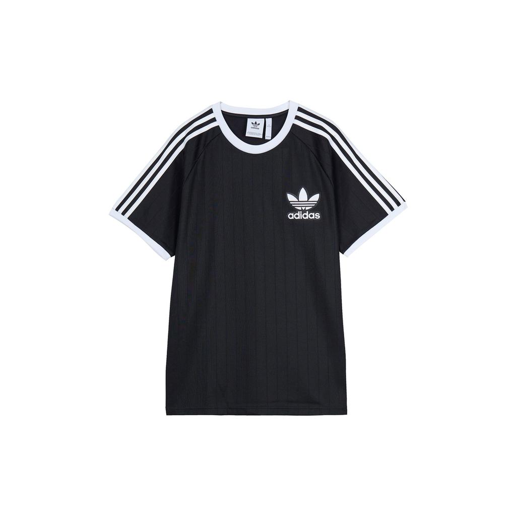 Adidas Originals Trefoil Baseball Tee Men Tops Black DV1621