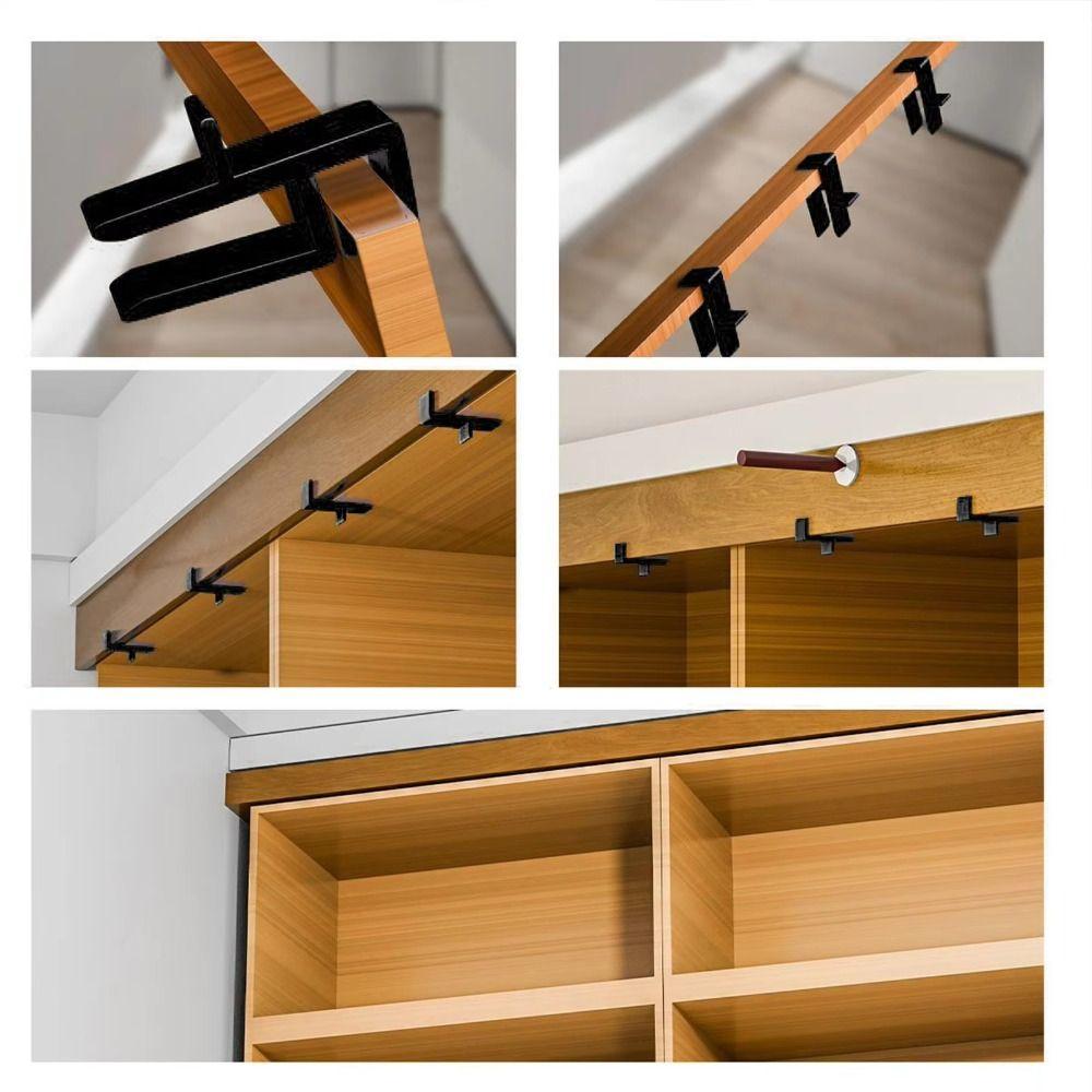 Plastic Wardrobe Closure Jig Set Blue/Black Jigs Closing Fixing Clip Carpentry