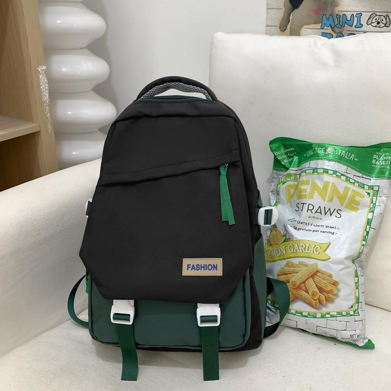 School Bag Fashion College Style Backpack Junior High School Student Trend Casual Backpack