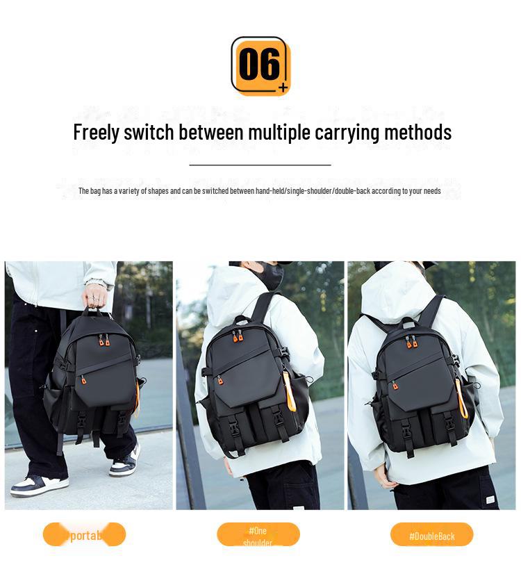 Stylový nylonový batoh pro žáky nižšího sekundárního vzdělávání - Velká kapacita, unisex, všestranný a ideální pro školu nebo běžné nošení