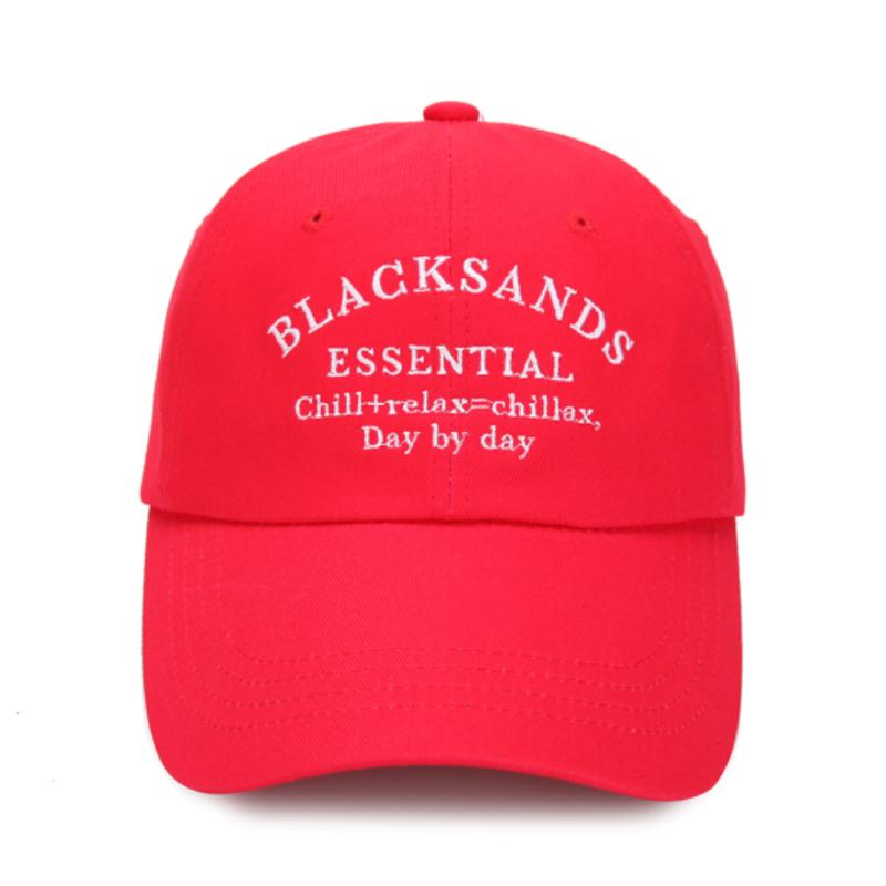 

BLACK SANDS Chillax Essential Embroidered Ball Cap_red L