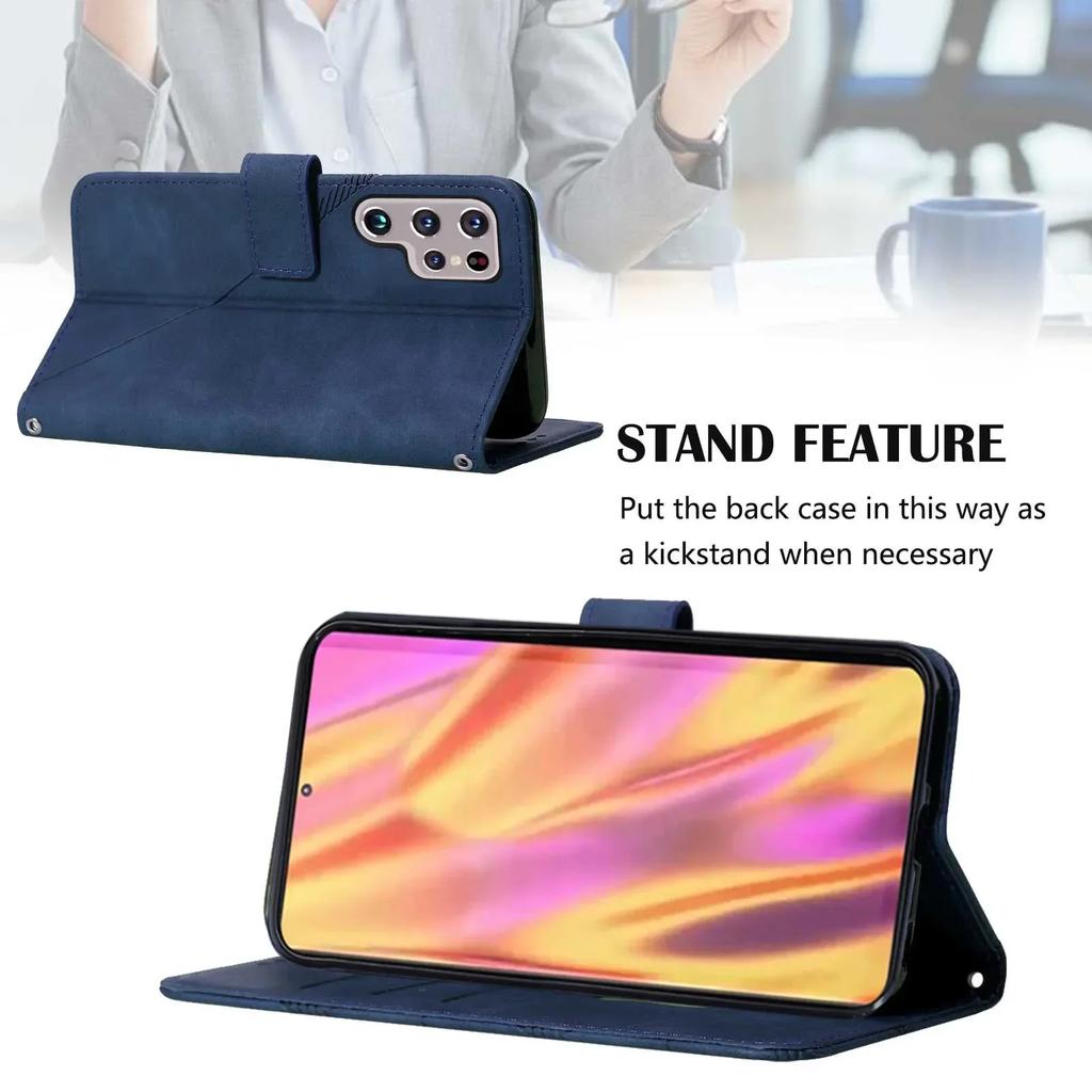 Crossbody Wallet Case for Samsung Galaxy S24 S23 S21 S22 Ultra Plus A73 A53 A33 A13 A14 A34 A54 with Card  Holder Leather