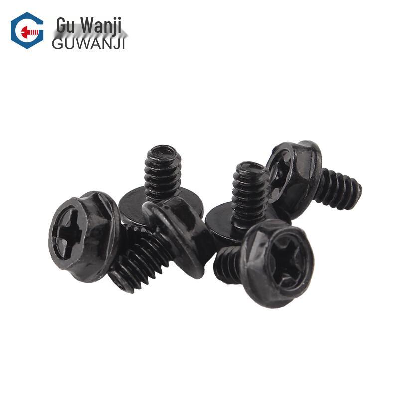 Computer Case Cross Recessed Hex Flange Screws with Washer