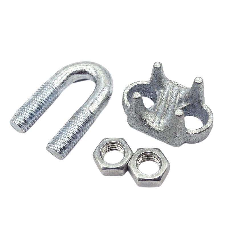 Galvanized Zinc Alloy U-Shaped Wire Rope Clamp