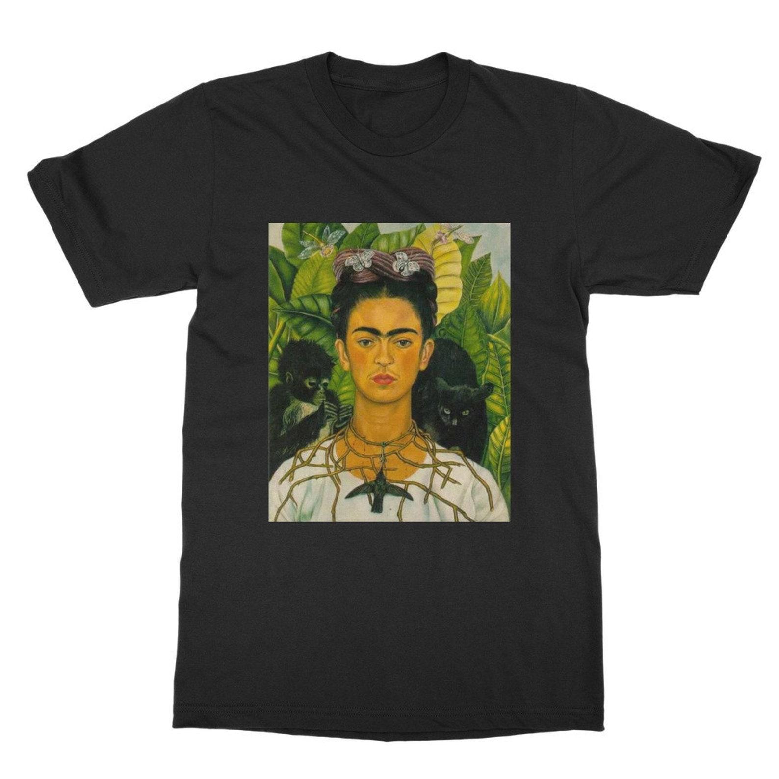 Frida Kahlo Portrait T-Shirt, Classic Unisex Style S