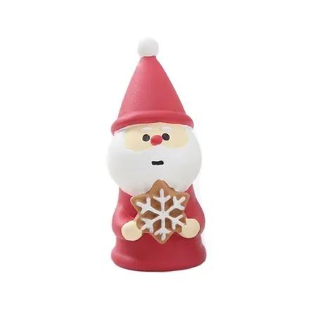 1pc Scene Decoration Christmas Series Bookshelf Decorationt Collectible Home Decoration Garden Resin Craft Toy Bonsai Ornaments